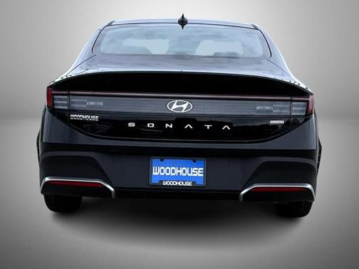 Black 2026 Hyundai SONATA Hybrid Blue
