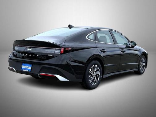 Black 2026 Hyundai SONATA Hybrid Blue