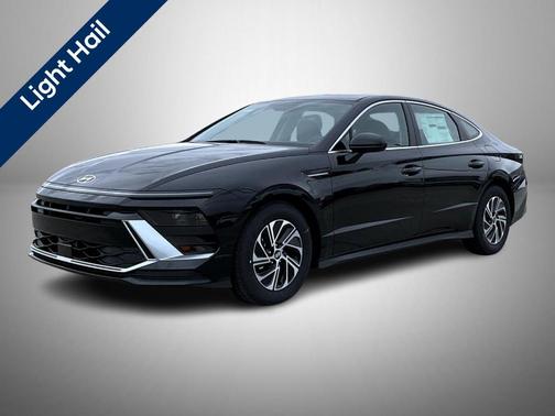Black 2026 Hyundai SONATA Hybrid Blue