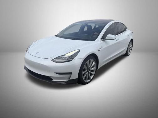 White 2018 Tesla Model 3 Performance