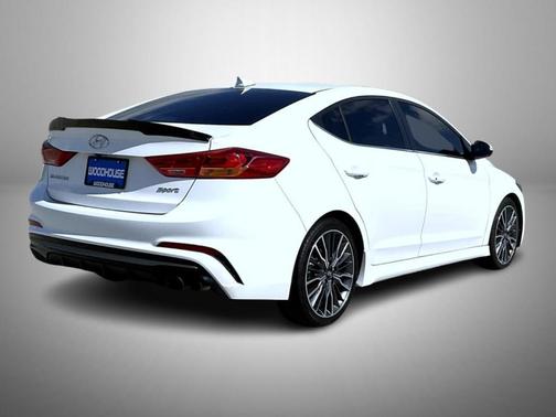 Ceramic White 2018 Hyundai ELANTRA Sport