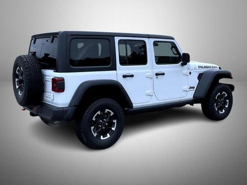 Bright White Clearcoat 2025 Jeep Wrangler Rubicon