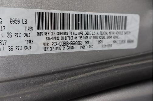 2017 Dodge Grand Caravan SE