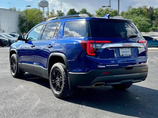 Blue 2023 GMC Acadia AT4