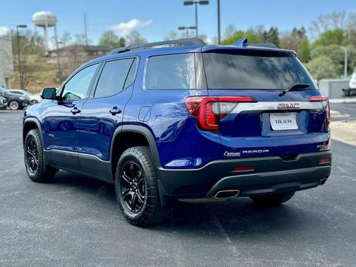 Blue 2023 GMC Acadia AT4