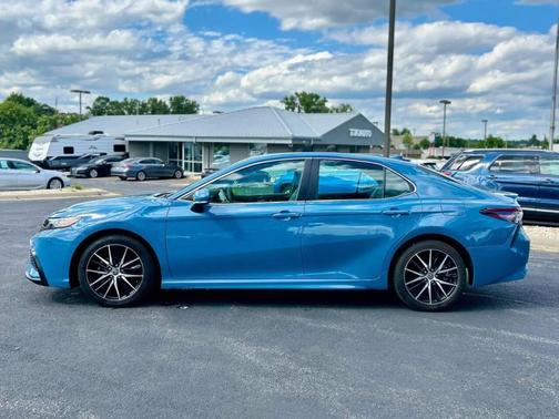 Blue 2023 Toyota Camry SE
