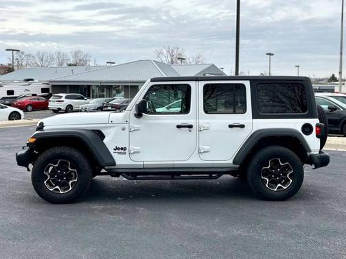 White 2021 Jeep Wrangler Unlimited Sport S