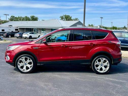 Red 2017 Ford Escape Titanium