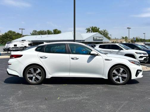 White 2020 Kia Optima S