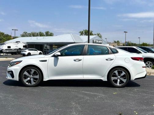 White 2020 Kia Optima S