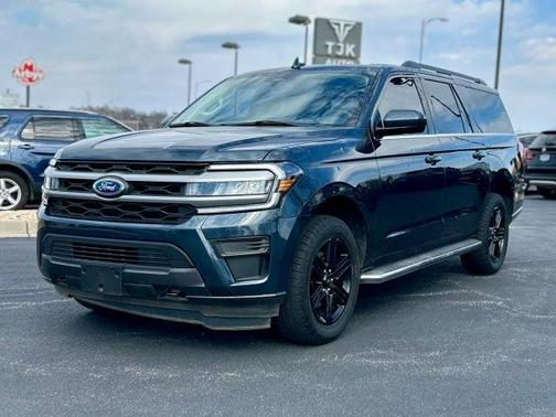 Blue 2023 Ford Expedition Max XLT