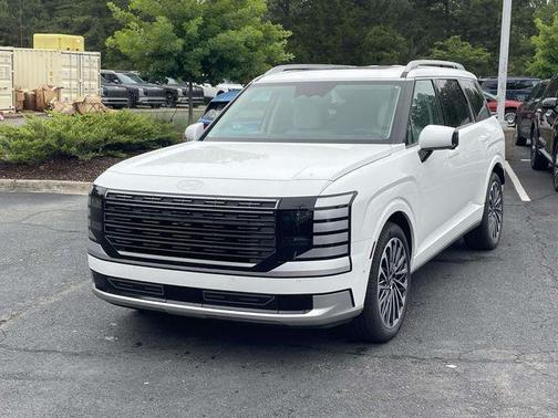 Creamy White Pearl 2026 Hyundai Palisade Hybrid Calligraphy