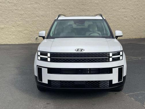 Serenity White 2026 Hyundai SANTA FE HEV Calligraphy