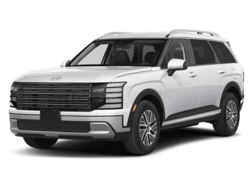 Creamy White Pearl 2026 Hyundai Palisade Hybrid Blue SEL 7P