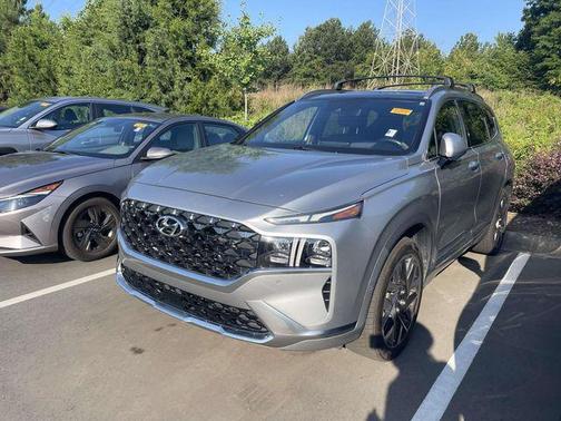 Shimmering Silver 2022 Hyundai SANTA FE Calligraphy