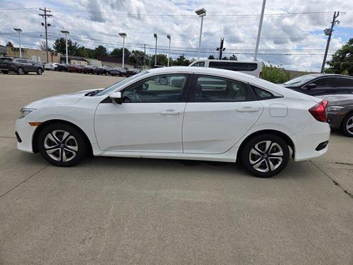 Taffeta White 2018 Honda Civic LX