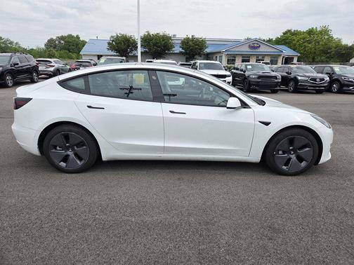 White 2022 Tesla Model 3 Long Range