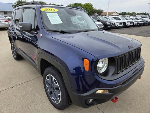 Blue 2016 Jeep Renegade Trailhawk