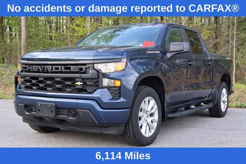 Northsky Blue Metallic 2023 Chevrolet Silverado 1500 Custom