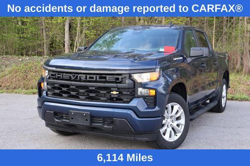 Northsky Blue Metallic 2023 Chevrolet Silverado 1500 Custom