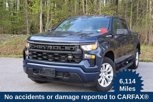Northsky Blue Metallic 2023 Chevrolet Silverado 1500 Custom