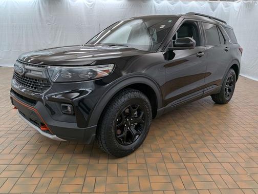 AGATE BLACK METALLIC 2023 Ford Explorer TIMBERLINE