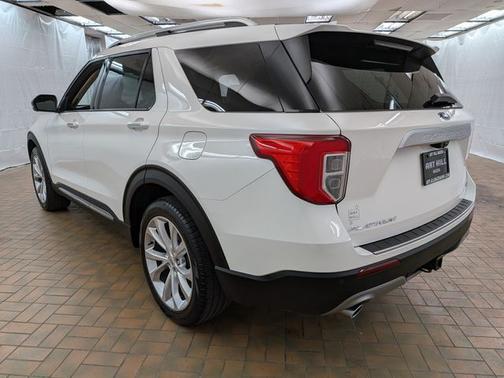 STAR WHITE MET TRI-COAT 2023 Ford Explorer PLATINUM
