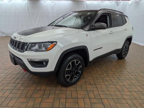 White Clearcoat 2019 Jeep Compass TRAILHAWK