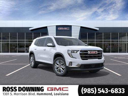 Glacier White 2026 GMC Acadia Elevation