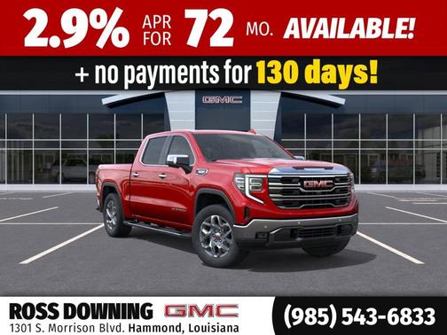 Volcanic Red 2026 GMC Sierra 1500 SLT