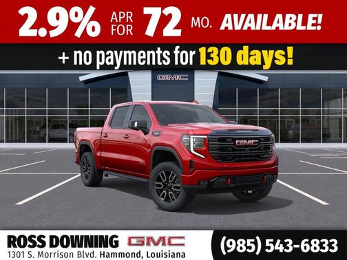 Volcanic Red 2026 GMC Sierra 1500 AT4