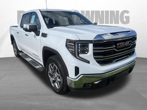 Summit White 2023 GMC Sierra 1500 SLT