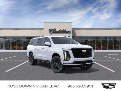 Vibrant White 2026 Cadillac Escalade ESV Platinum Sport