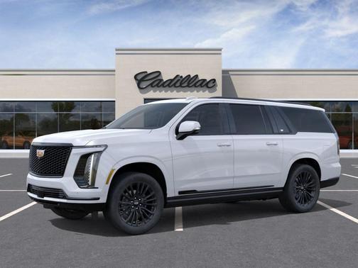 Vibrant White 2026 Cadillac Escalade ESV Platinum Sport