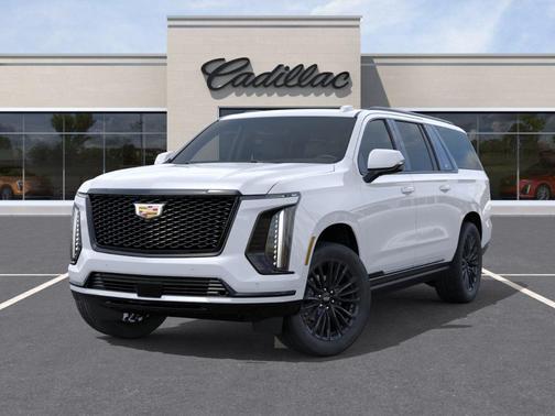 Vibrant White 2026 Cadillac Escalade ESV Platinum Sport