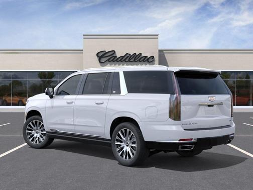 Vibrant White 2026 Cadillac Escalade ESV Platinum Luxury