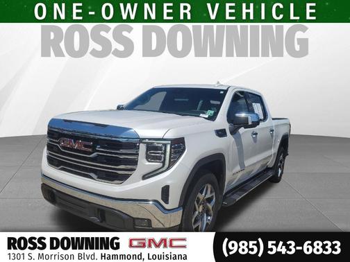 White Frost Tri-Coat 2023 GMC Sierra 1500 SLT