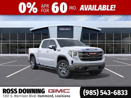 Glacier White 2026 GMC Sierra 1500 SLT