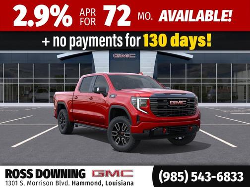 Volcanic Red 2026 GMC Sierra 1500 AT4