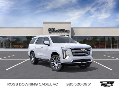 Vibrant White 2026 Cadillac Escalade Platinum Luxury