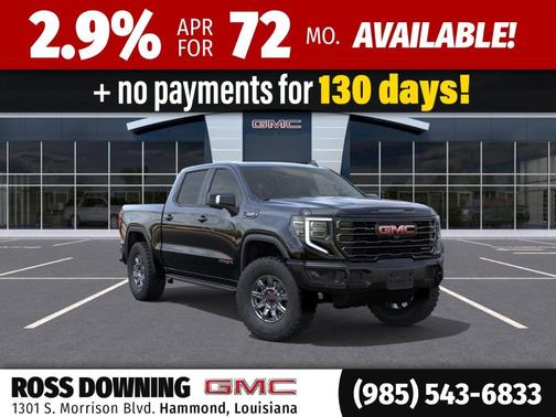 Onyx Black 2026 GMC Sierra 1500 AT4X