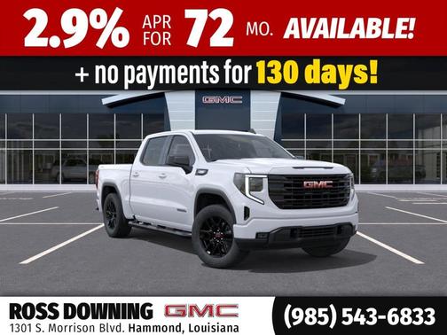 Summit White 2026 GMC Sierra 1500 Elevation