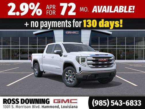 Summit White 2026 GMC Sierra 1500 SLE