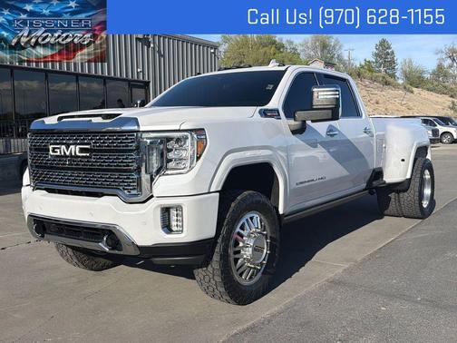 White Frost Tri-Coat 2023 GMC Sierra 3500 Denali