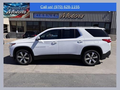 Summit White 2021 Chevrolet Traverse LT Leather