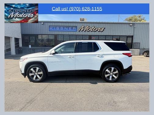 Summit White 2021 Chevrolet Traverse LT Leather