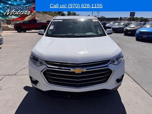 Summit White 2021 Chevrolet Traverse LT Leather