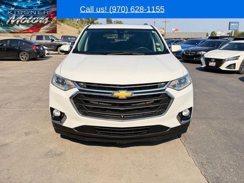 Summit White 2021 Chevrolet Traverse LT Leather