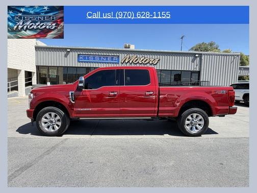 Red Metallic 2020 Ford F-250 Platinum