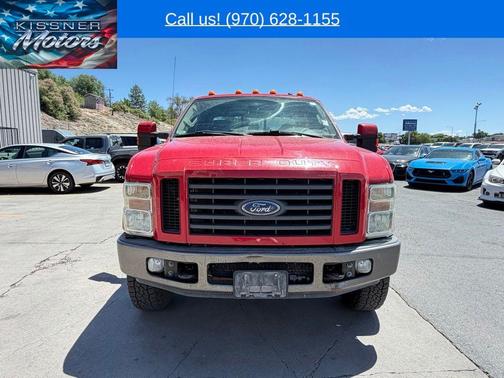 Red 2008 Ford F-350